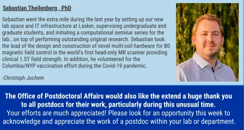 Postdoc appreciation